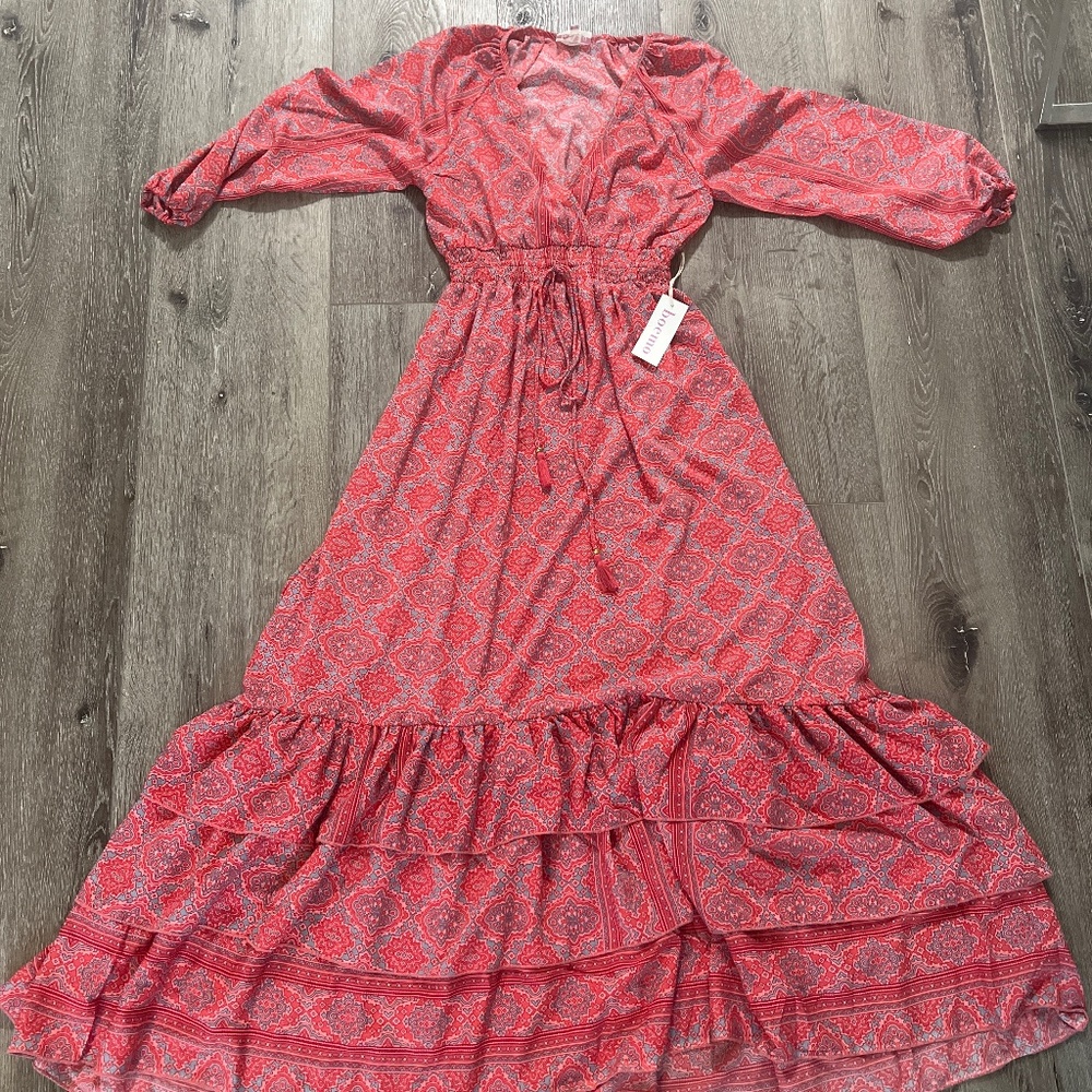 Ruffle dress size small brand new